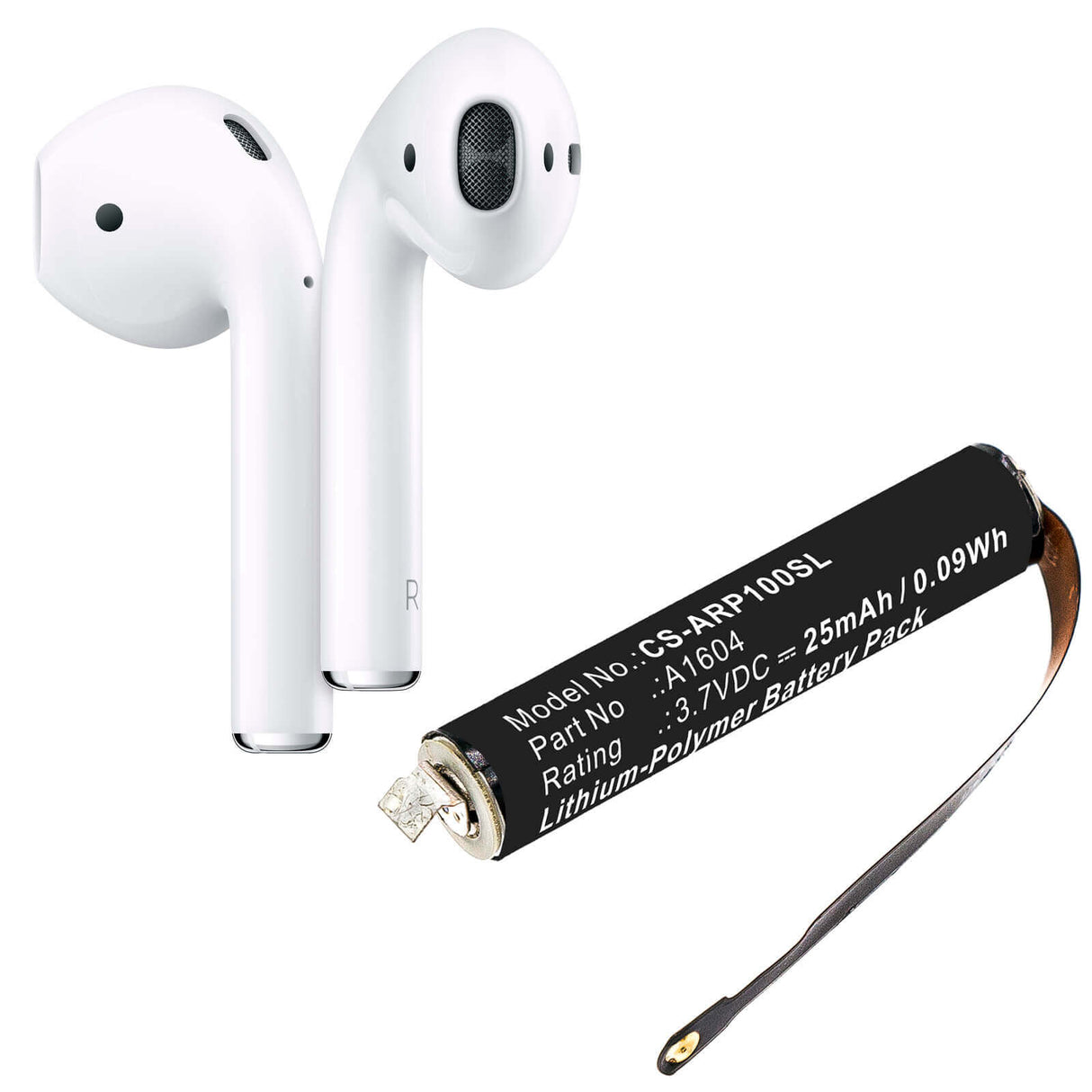 Battery For Apple, A1523, A1722, A2031 3.7v, 25mah - 0.09wh Batteries for Electronics Cameron Sino Technology Limited (Suspended)