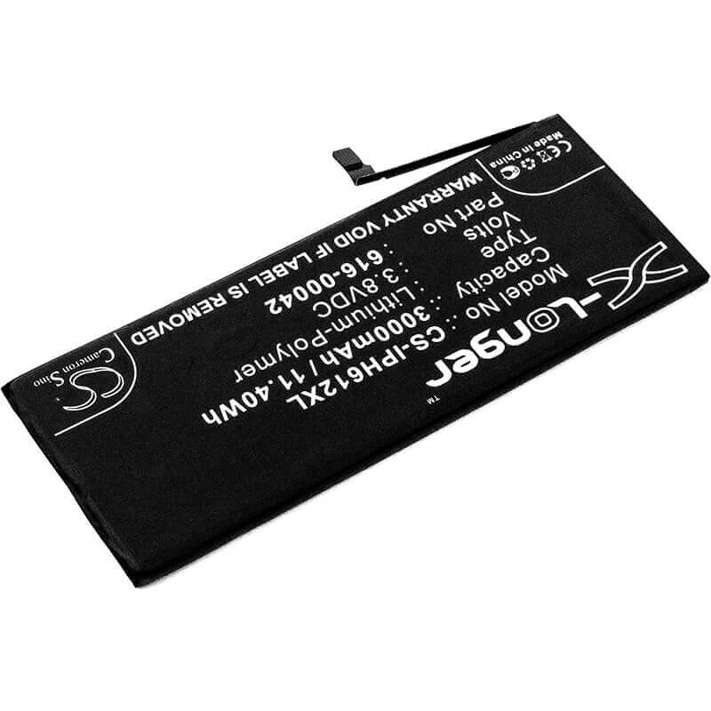 3.8V, Li-Polymer, 3000mAh, SmartPhone battery fits Apple, 616-00042, A1634, A1687, 11.4Wh Mobile, SmartPhone Cameron Sino Technology Limited (Smartphone)