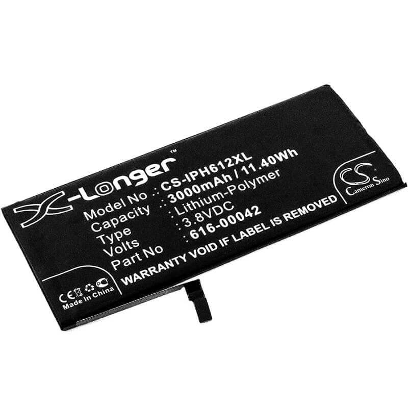 3.8V, Li-Polymer, 3000mAh, SmartPhone battery fits Apple, 616-00042, A1634, A1687, 11.4Wh Mobile, SmartPhone Cameron Sino Technology Limited (Smartphone)
