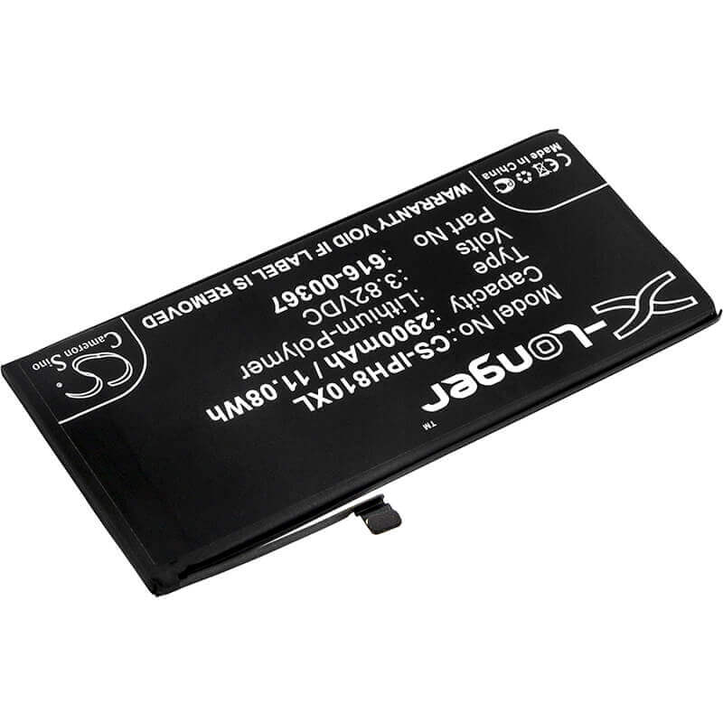 3.82V, Li-Polymer, 2900mAh, SmartPhone battery fits Apple, 616-00367, A1864, Iphone 8 Plus, 11.08Wh Mobile, SmartPhone Cameron Sino Technology Limited (Smartphone)