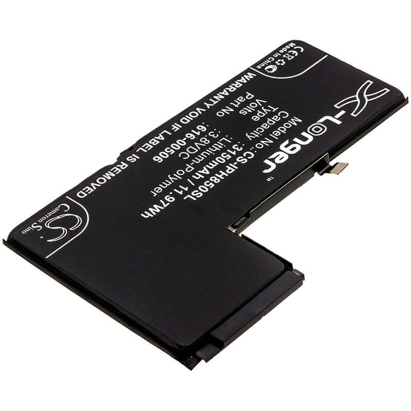 3.8V, Li-Polymer, 3150mAh, SmartPhone battery fits Apple, 616-00506, A1921, A2014, 11.97Wh Mobile, SmartPhone Cameron Sino Technology Limited (Smartphone)