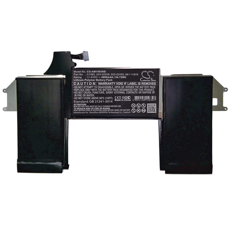 Notebook Battery For Apple, A1932, Emc3184, Macbook Air 13 Inch A1932(emc 3184) 7.4v, 4800mah - 35.52wh Notebook, Laptop Cameron Sino Technology Limited