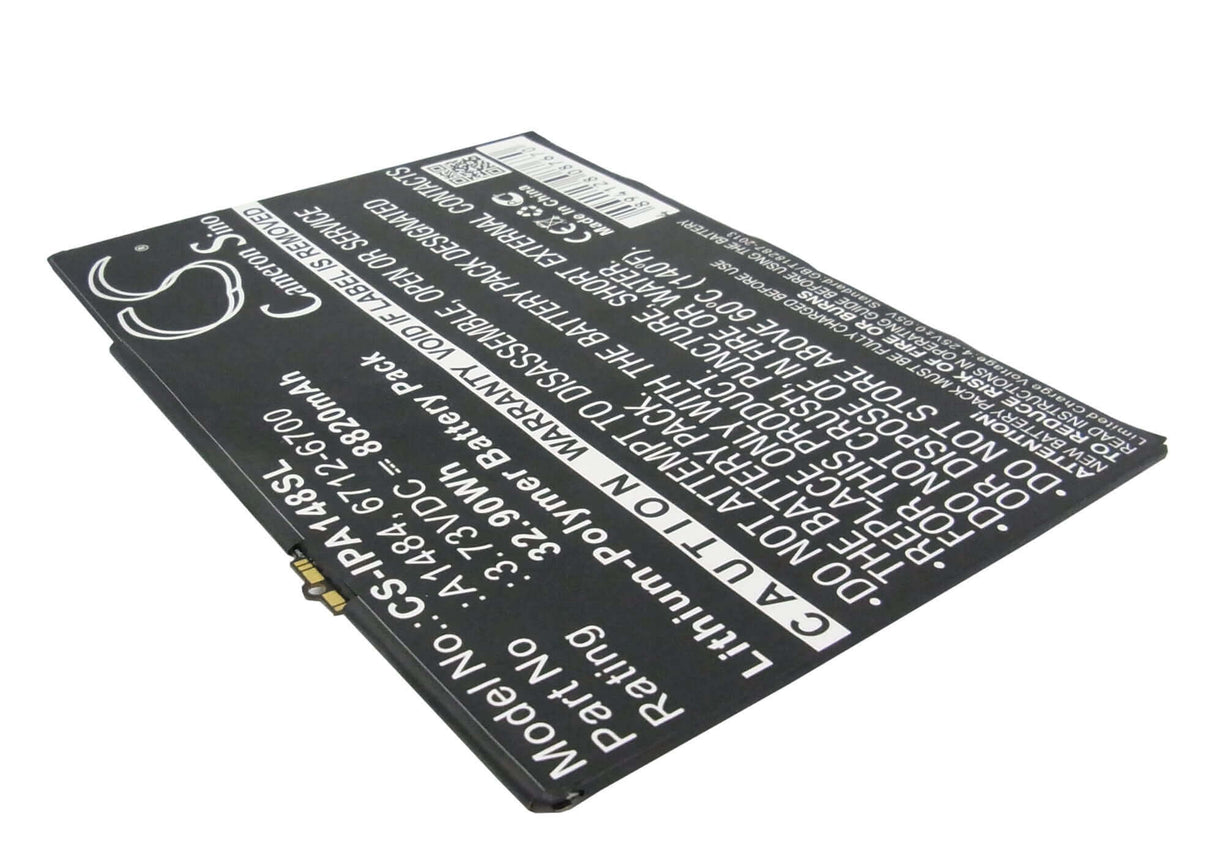 Tablet Battery For Apple Air A1474, A1475, Ipad 5 3.73v, 8820mah - 32.90wh Tablet Cameron Sino Technology Limited