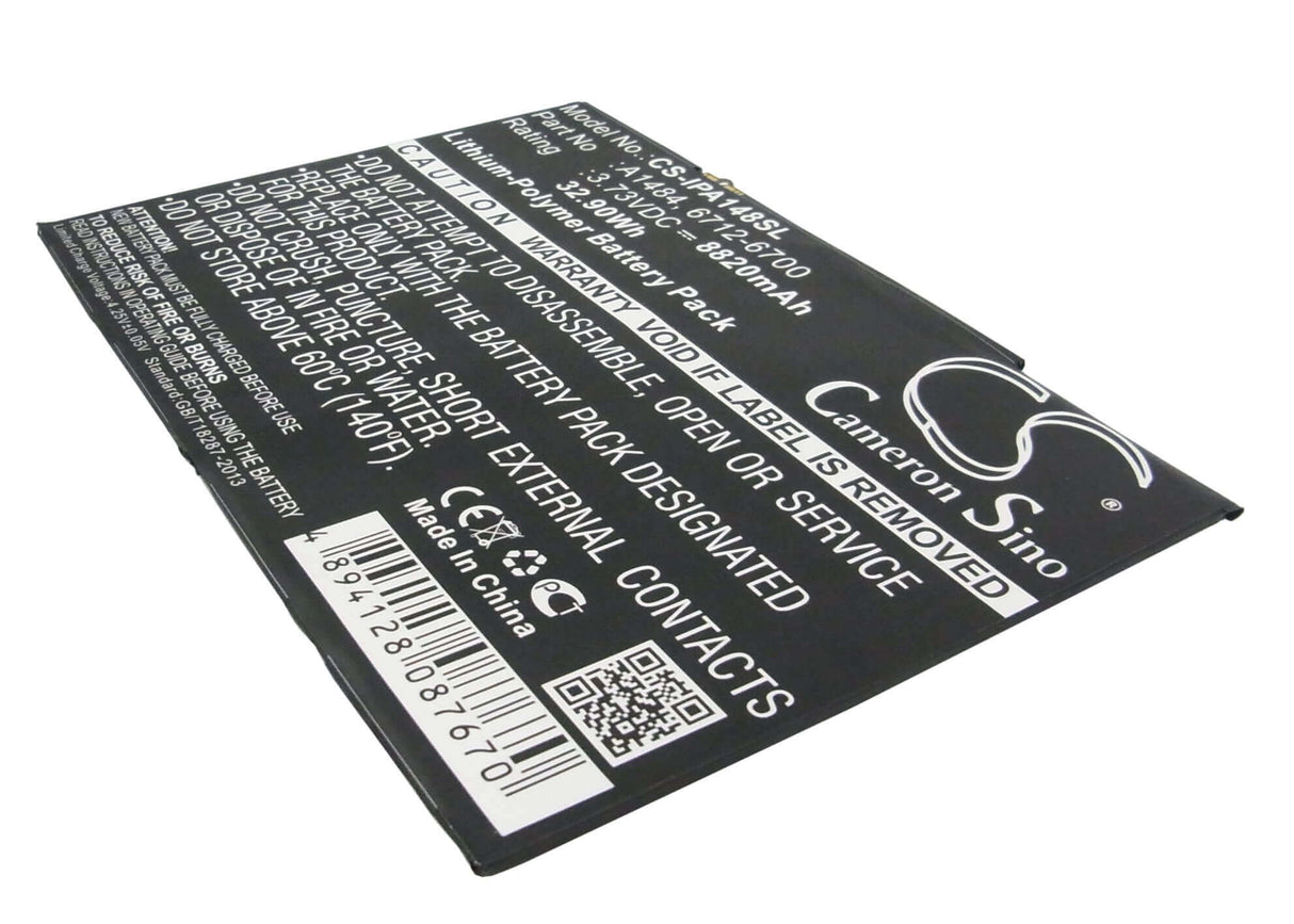 Tablet Battery For Apple Air A1474, A1475, Ipad 5 3.73v, 8820mah - 32.90wh Tablet Cameron Sino Technology Limited