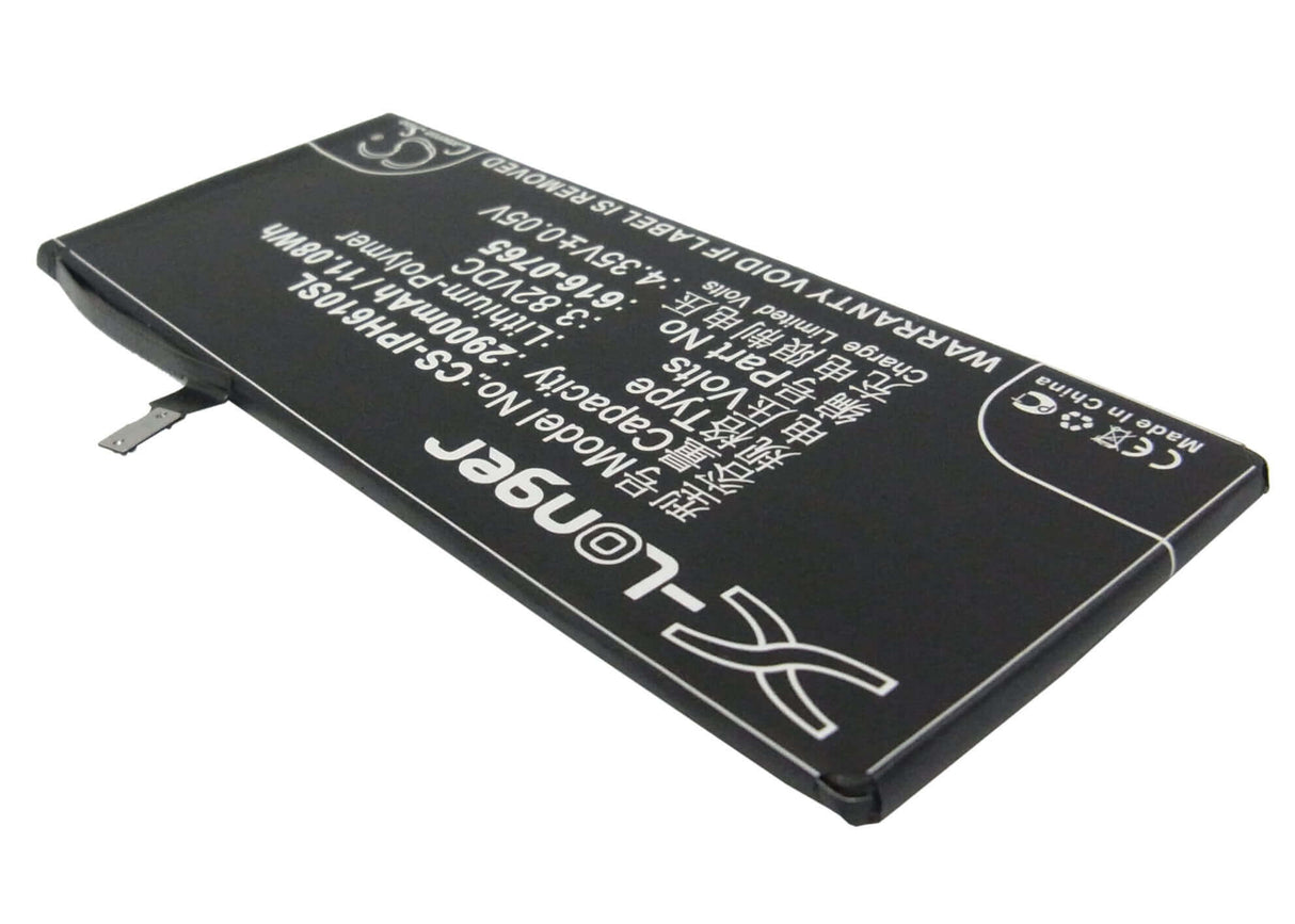 3,82V, Li-Polymer, 2900mAh, batterie de smartphone compatible Apple, 616-0765, A1522, A1524, 11,08Wh Mobile, Smartphone Cameron Sino Technology Limited (Smartphone)