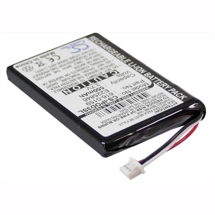 3.7V, Li-ion, 550mAh, Media Player battery fits Apple, 616-0159, Ipod 10gb M8976ll/a, Ipod 15gb M9460ll/a, 2.04Wh Media Player Cameron Sino Technology Limited