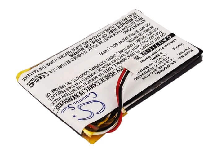 3.7V, Li-Polymer, 900mAh, Media Player battery fits Apple, 616-0183, Ipod 4th Generation, Ipod Photo, 3.33Wh Media Player Cameron Sino Technology Limited