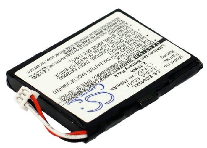 Battery For Apple Ipod Mini 4gb, Ipod Mini 6gb, Mini 4gb M9802 3.7v, 750mah - 2.78wh Media Player Cameron Sino Technology Limited