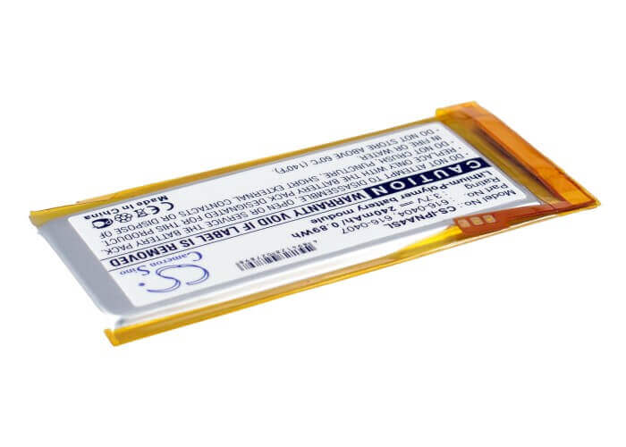 3.7V, Li-Polymer, 240mAh, Media Player battery fits Apple, 616-0405, Ipod Nano 4th 16gb, Ipod Nano 4th 4gb, 0.89Wh Media Player Cameron Sino Technology Limited