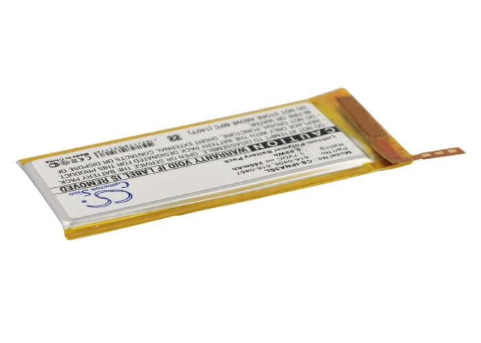3.7V, Li-Polymer, 240mAh, Media Player battery fits Apple, 616-0406, Ipod Nano 5th, 0.89Wh Media Player Cameron Sino Technology Limited