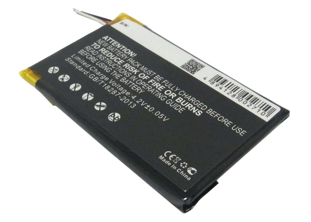 Battery For Apple Ipod Nano G2 6gb, Ipod Nano G2 8gb, Ipod Nano Ma477ll/a 3.7v, 370mah - 1.37wh Batteries for Electronics Cameron Sino Technology Limited (Suspended)