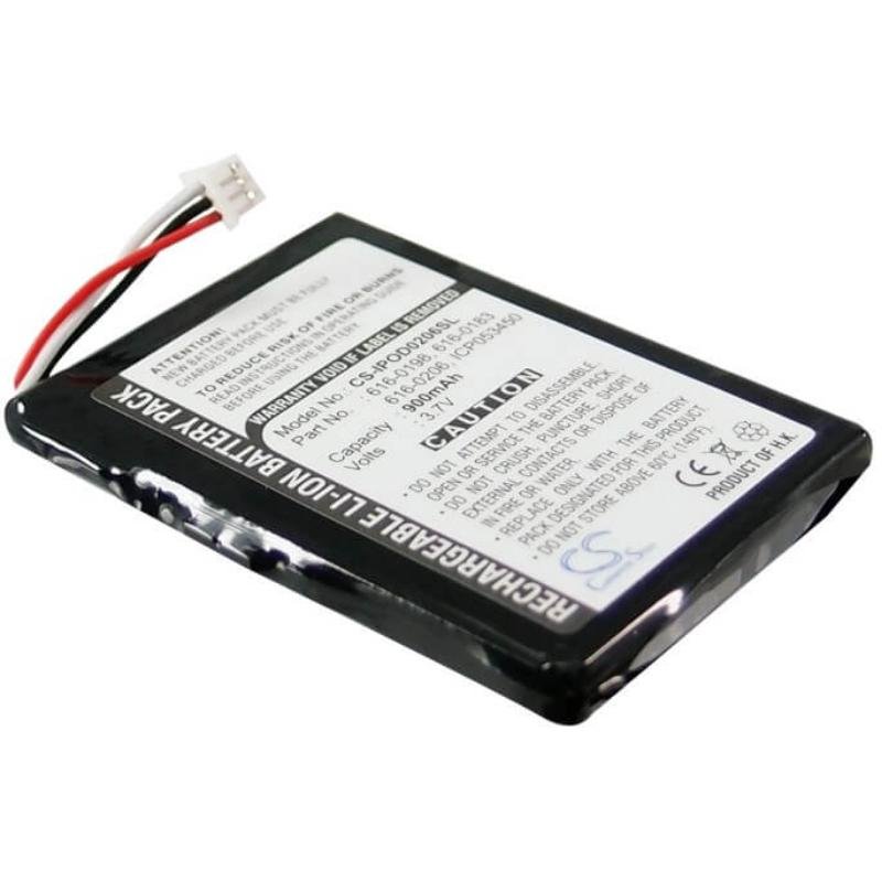 3.7V, Li-ion, 900mAh, Media Player battery fits Apple, 616-0206, Ipod Photo, Ipod U2 20gb Color Display Ma1, 3.33Wh Media Player Cameron Sino Technology Limited