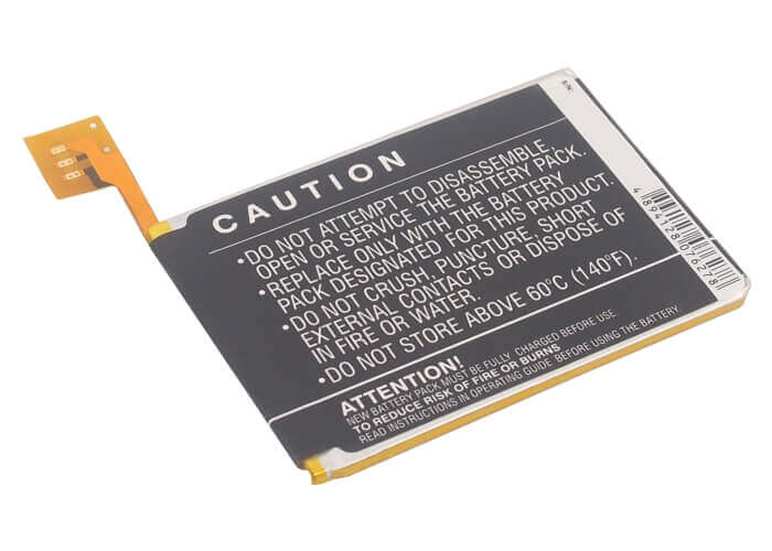 3.7V, Li-Polymer, 1000mAh, Media Player battery fits Apple, 616-0621, Ipod Touch 5, Ipod Touch 5th Generation, 3.7Wh Media Player Cameron Sino Technology Limited