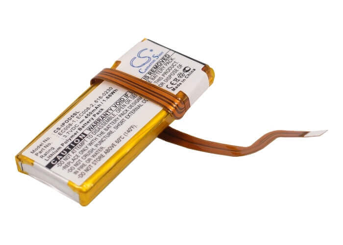 Cameron Sino CS-IPOD5SL Battery for Apple iPod Classic & Video 450mAh Replacement Media Player Cameron Sino Technology Limited