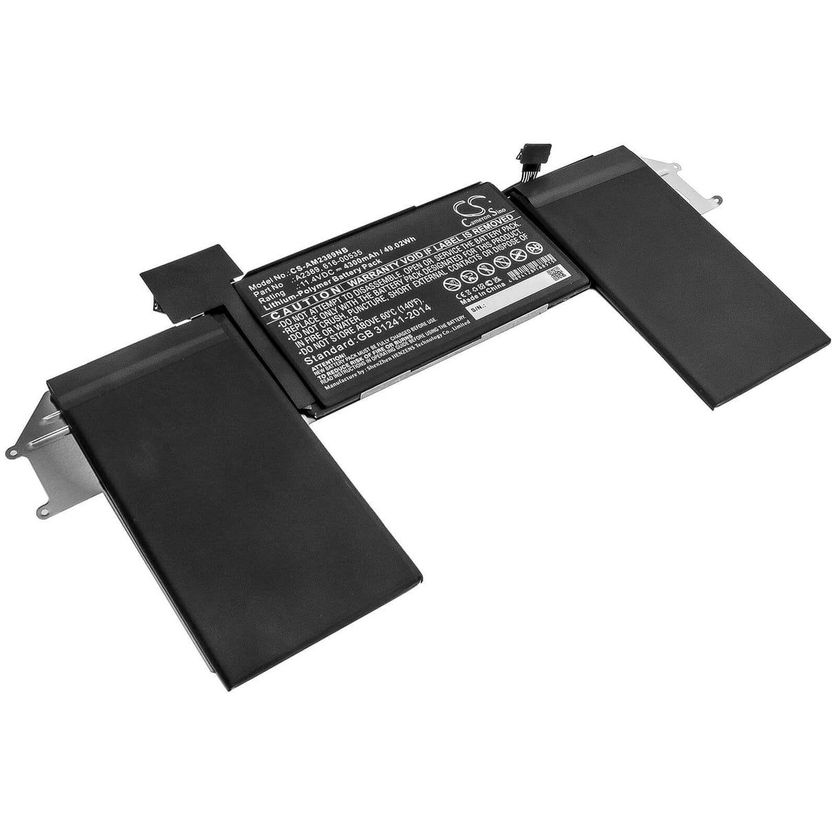 Notebook Battery For Apple, Macbook Air 13(late 2020), 11.4v, 4300mah - 49.02wh Notebook, Laptop Cameron Sino Technology Limited