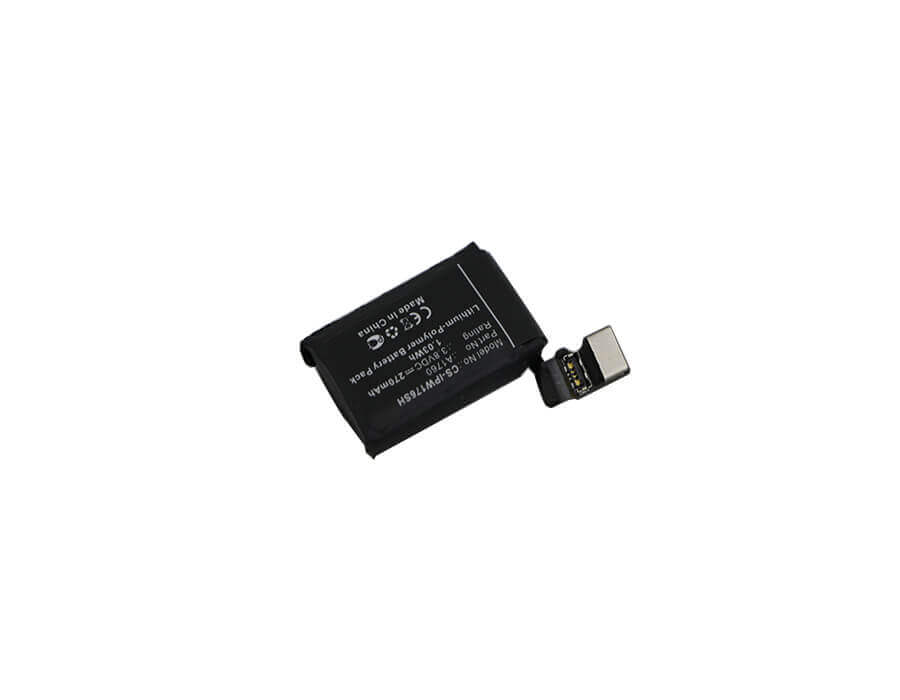 3.8V, Li-Polymer, 270mAh, Smartwatch battery fits Apple, A1760, Mnnn2ll/a, Mp032ll/a, 1.03Wh Smartwatch Cameron Sino Technology Limited