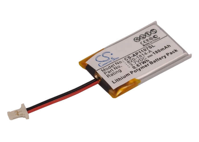 3.7V, Li-Polymer, 180mAh, RAID Controller battery fits Apple, 820-1814-a, A1106, A1107 17", 0.67Wh RAID Controller Cameron Sino Technology Limited
