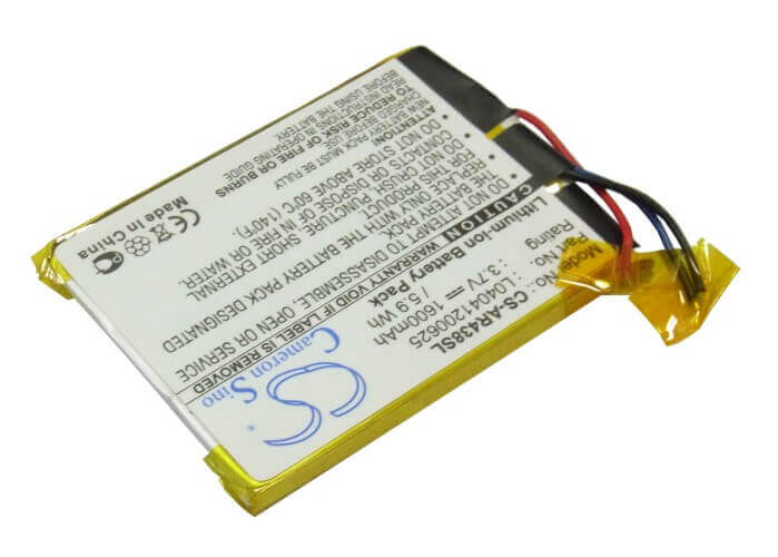 3.7V, Li-Polymer, 1600mAh, Media Player battery fits Archos, L04041200625, 43 Internet Tablet, 8300, 5.92Wh Media Player Cameron Sino Technology Limited
