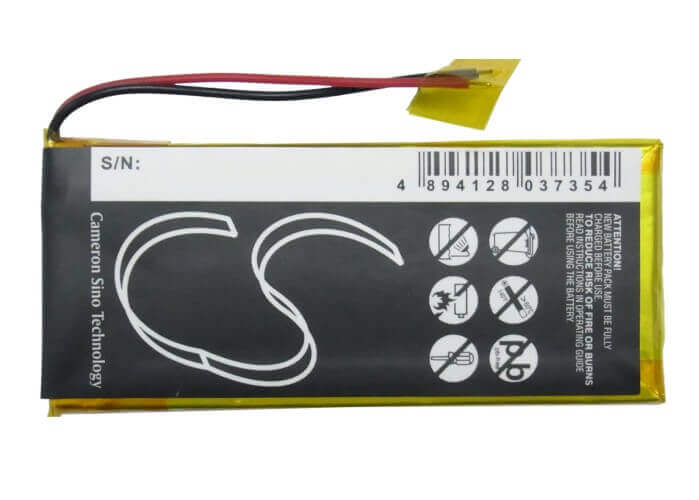 3.7V, Li-Polymer, 1600mAh, Media Player battery fits Archos, 100531, 43 Vision, 43 Vision Eu, 5.92Wh Media Player Cameron Sino Technology Limited