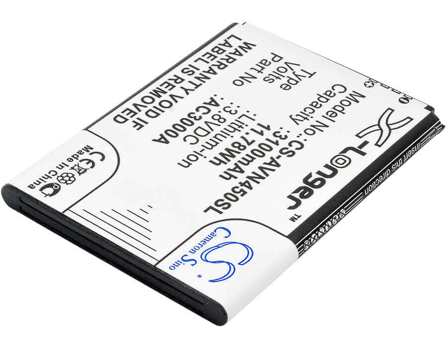3,8V, Li-ion, 3100mAh, batterie de smartphone compatible avec Archos, Ac3000a, 45 Neon, 11,78Wh Mobile, Smartphone Cameron Sino Technology Limited (Smartphone)