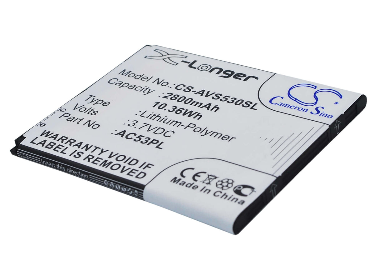 3.7V, Li-Polymer, 2800mAh, SmartPhone battery fits Archos, Ac53pl, 53 Platinum, 10.36Wh Mobile, SmartPhone Cameron Sino Technology Limited (Smartphone)