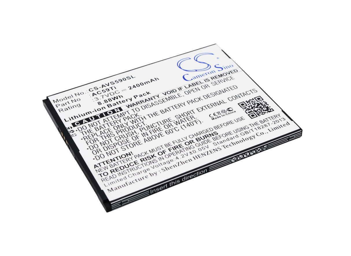 3.7V, Li-ion, 2400mAh, SmartPhone battery fits Archos, Ac59ti, 59 Titanium, A59 Titanium, 8.88Wh Mobile, SmartPhone Cameron Sino Technology Limited (Smartphone)