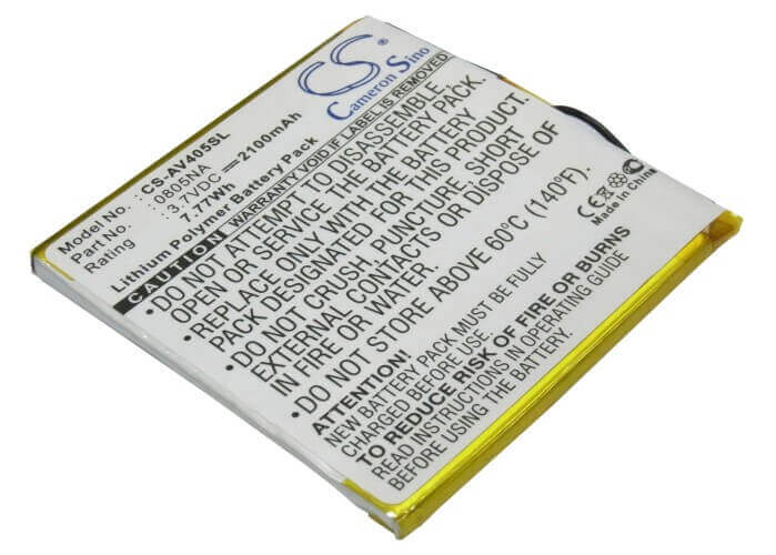 3.7V, Li-Polymer, 2100mAh, Media Player battery fits Archos, 0805na, Av405, Av405 Protable Media Player 2g, 7.77Wh Media Player Cameron Sino Technology Limited (Suspended)
