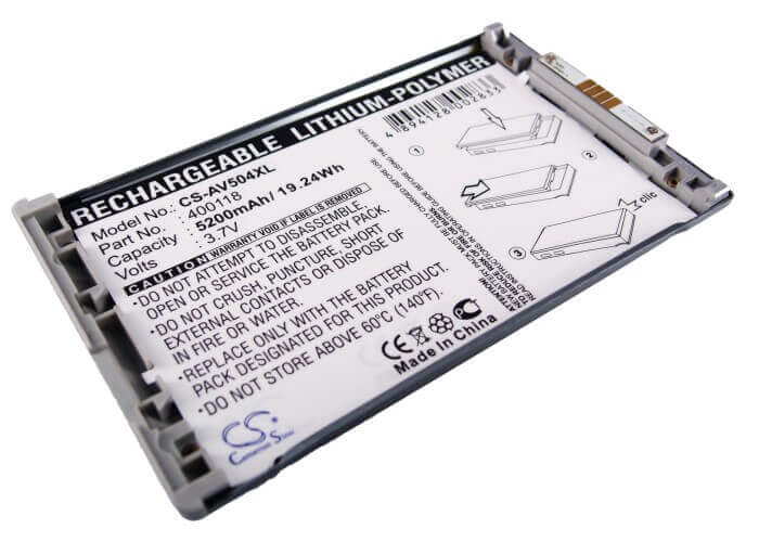 Battery For Archos Av504 3.7v, 5200mah - 19.24wh Batteries for Electronics Cameron Sino Technology Limited (Suspended)