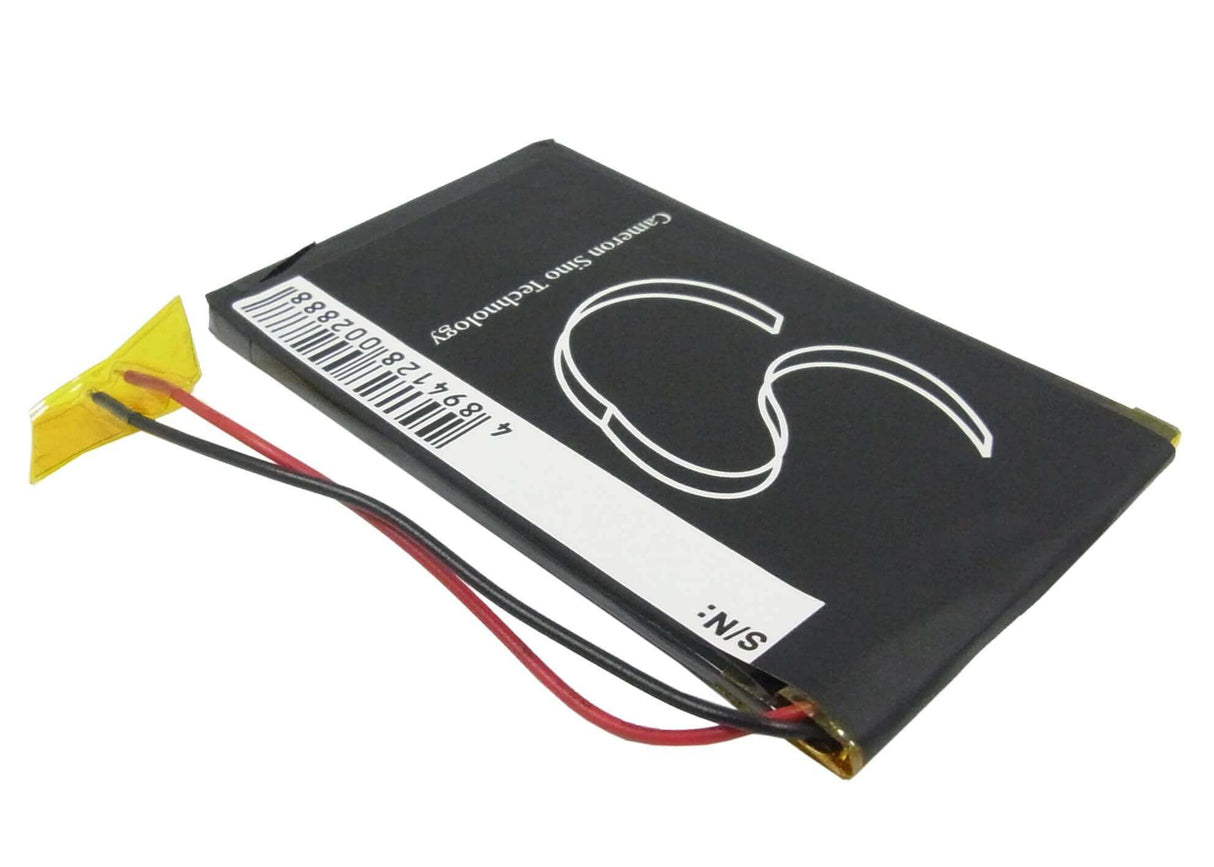 3.7V, Li-Polymer, 1400mAh, Media Player battery fits Archos, Archosbatt, Av402e, Gmini 400, 5.18Wh Media Player Cameron Sino Technology Limited