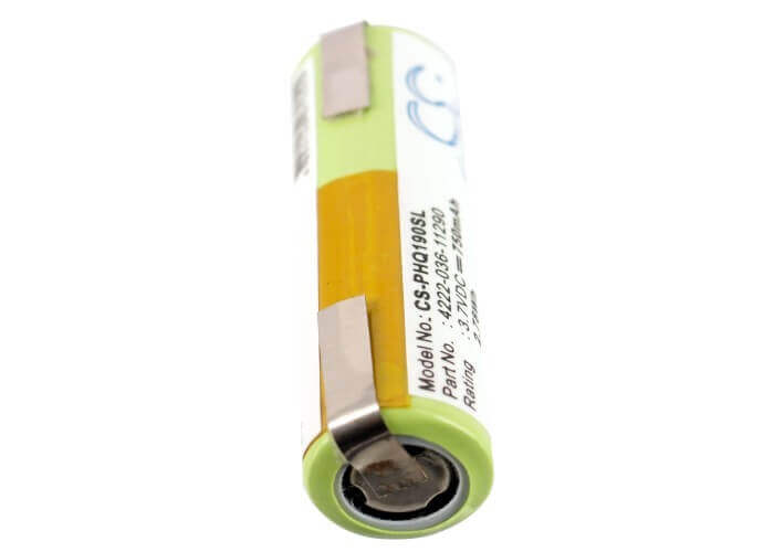 3.7V, Li-ion, 750mAh, Shaver battery fits Arcitec, Panasonic, Philips, 036-11290, Pt920/21, Rq1060, 2.78Wh Shaver Cameron Sino Technology Limited