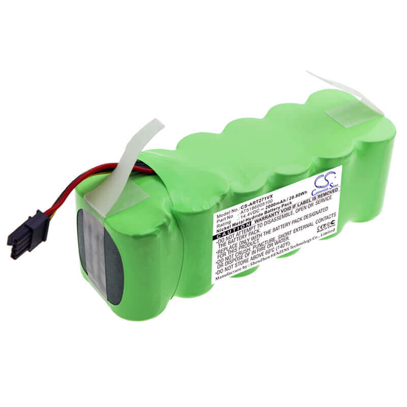 14.4V, Ni-MH, 2000mAh, Vacuum battery fits Hkoenig, Proscenic, 271100aluk, 271100ar0, 271100ard, 28.80Wh Vacuum Cameron Sino Technology Limited