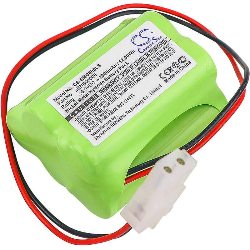 6V, Ni-MH, 2000mAh, batterie d'éclairage de secours compatible avec Schlumberger, Ge, Sharp, Aritech, Sanyo, Prescolite, Lithonia, 51500rs, Ce140, 12.00Wh Éclairage de secours Cameron Sino Technology Limited