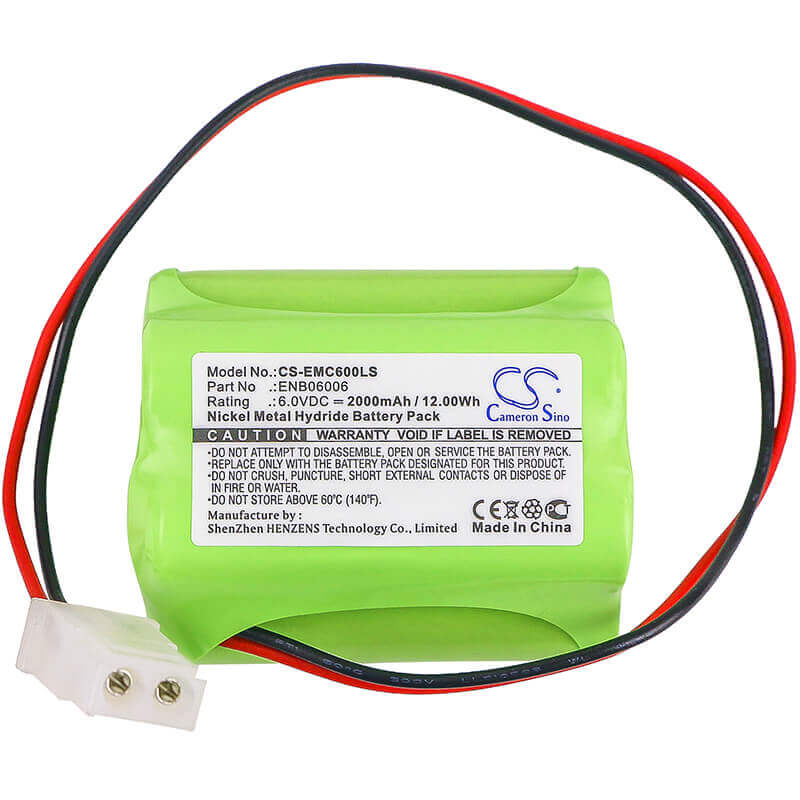 6V, Ni-MH, 2000mAh, batterie d'éclairage de secours compatible avec Schlumberger, Ge, Sharp, Aritech, Sanyo, Prescolite, Lithonia, 51500rs, Ce140, 12.00Wh Éclairage de secours Cameron Sino Technology Limited