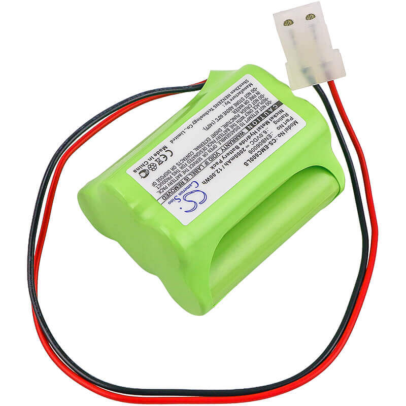 6V, Ni-MH, 2000mAh, batterie d'éclairage de secours compatible avec Schlumberger, Ge, Sharp, Aritech, Sanyo, Prescolite, Lithonia, 51500rs, Ce140, 12.00Wh Éclairage de secours Cameron Sino Technology Limited