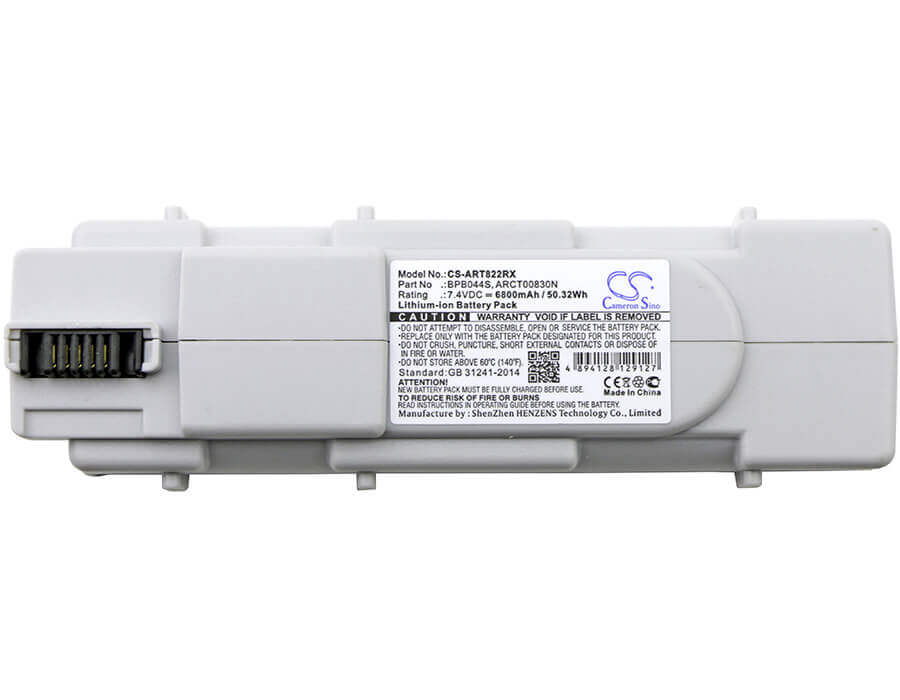 7.4V, Li-ion, 6800mAh, Cable Modem battery fits Arris, (White), Arct00830, Mg5000, Mg5220, 50.32Wh Cable Modem Cameron Sino Technology Limited