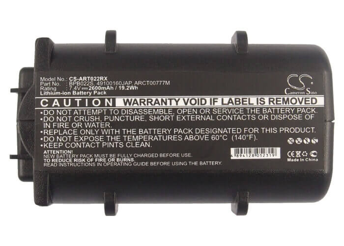 7.4V, Li-ion, 2600mAh, batterie de modem câble compatible avec Arris, 49100160jap, Arct01393, Arct02220c, 19.24Wh Modem câble Cameron Sino Technology Limited