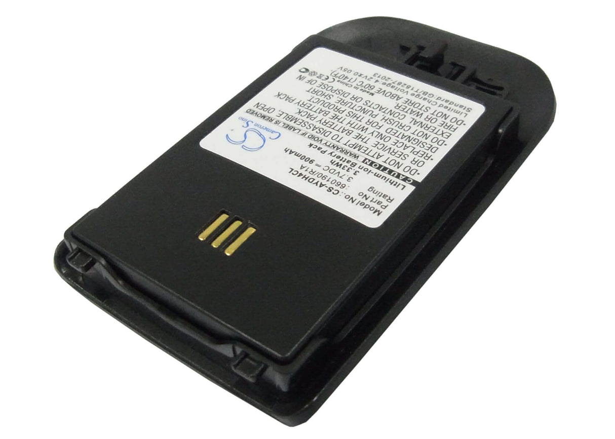 3.7V, Li-ion, 900mAh, Cordless Phone battery fits Alcatel, Avaya, Ascom, Siemens, (Black), 480468, Omnitouch 8118, Omnitouch 8128, 3.33Wh Cordless Phone Cameron Sino Technology Limited (Cordless Phone)