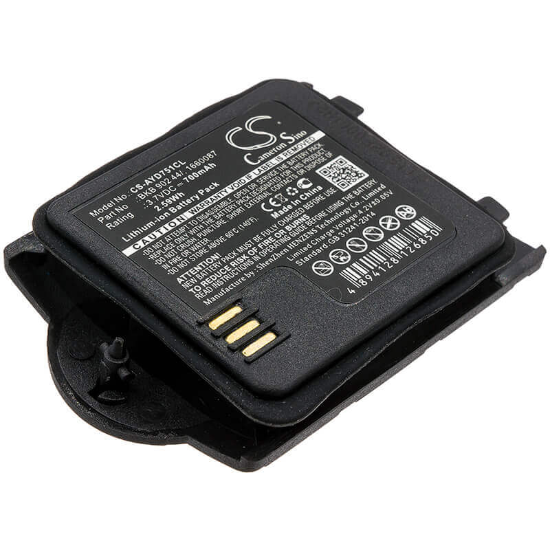 3.7V, Li-ion, 700mAh, Cordless Phone battery fits Ascom, Ericsson, 660087, Grade 3, Messenger 9d24 Mkii, 2.59Wh Cordless Phone Cameron Sino Technology Limited (Cordless Phone)