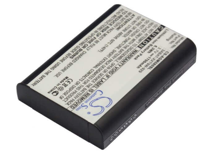 3.7V, Li-ion, 1700mAh, Headset battery fits Astro, 212-m03xag-0000, Gaming Mixamp 5.8 Rx, Mixamp 5.8, 6.29Wh Wireless Headset Cameron Sino Technology Limited