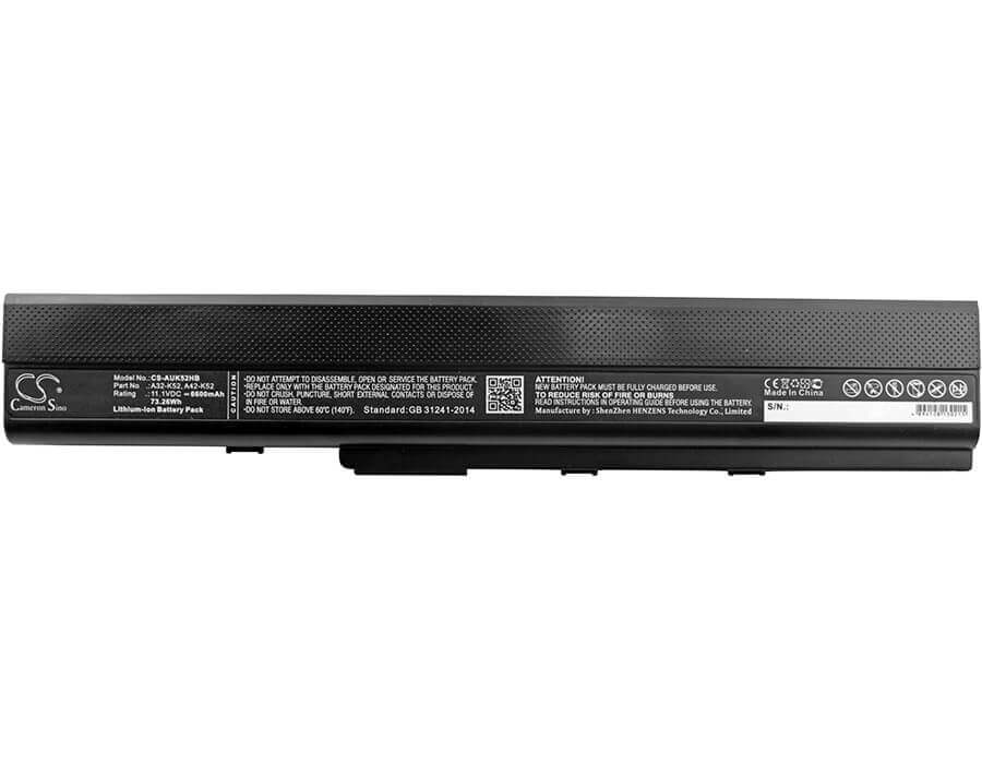Battery For Asus, 52jc, A40j, A40ja, A40je, A40jp, A42, A42d, A42de, A42dq, A42e 11.1v, 6600mah - 73.26wh Batteries for Electronics Cameron Sino Technology Limited (Suspended)