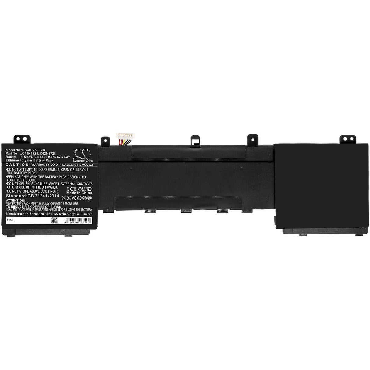 Notebook battery For Asus, 5500ve, Ux550gd, Ux550gd-1c 15.4v, 4400mah - 67.76wh Notebook, Laptop Cameron Sino Technology Limited