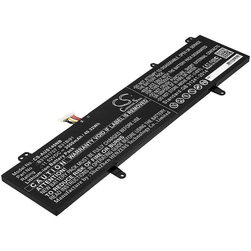 Battery For Asus, A411uf, F411uf, P1410uf 11.52v, 3500mah - 40.32wh Notebook, Laptop Cameron Sino Technology Limited