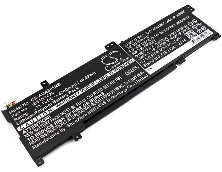 Battery For Asus, A501c1-z1-c10, A501lb5200, A501lx-dm023h 11.1v, 4200mah - 46.62wh Notebook, Laptop Cameron Sino Technology Limited