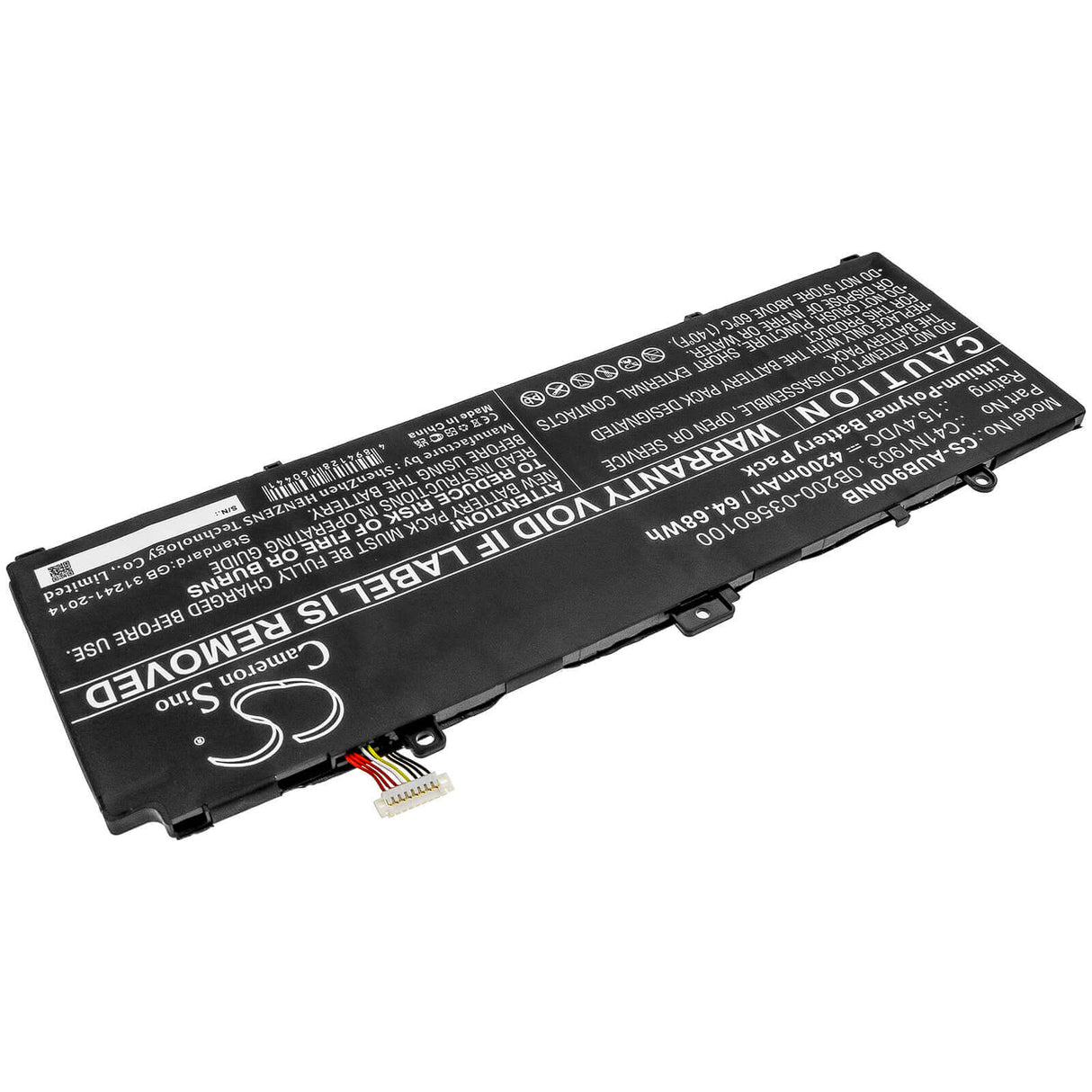 Battery For Asus, B9450fa-bm0160r, B9450fa-bm0161r, B9450fa-bm0162r 15.4v, 4200mah - 64.68wh Notebook, Laptop Cameron Sino Technology Limited