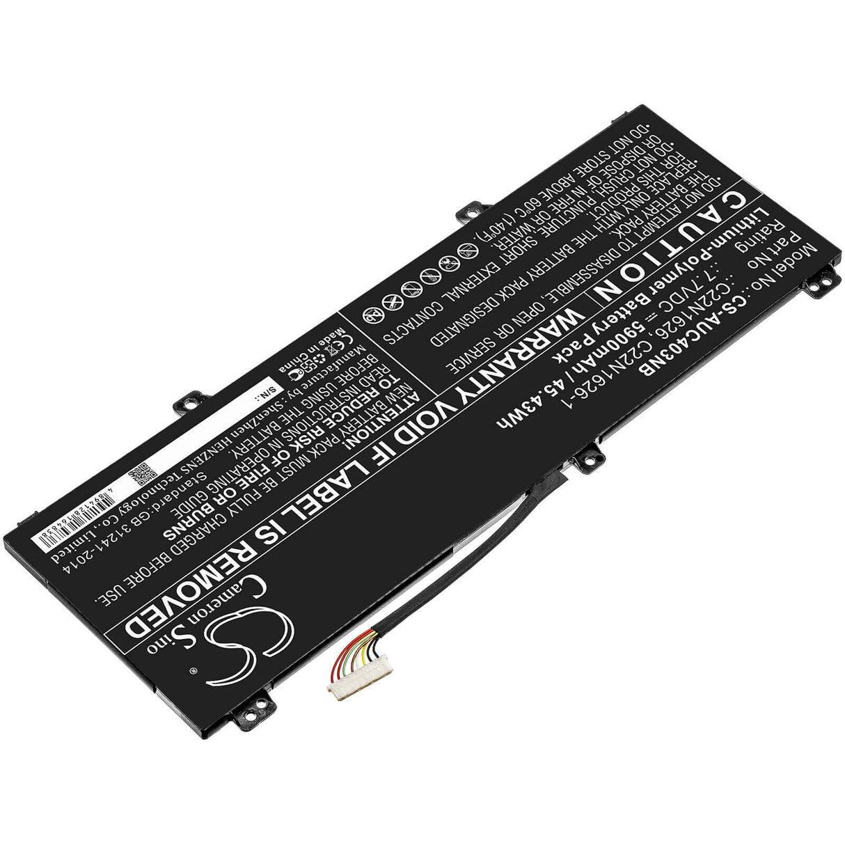 Battery For Asus, C213na, C403na, Chromebook C403na 7.7v, 5900mah - 45.43wh Notebook, Laptop Cameron Sino Technology Limited