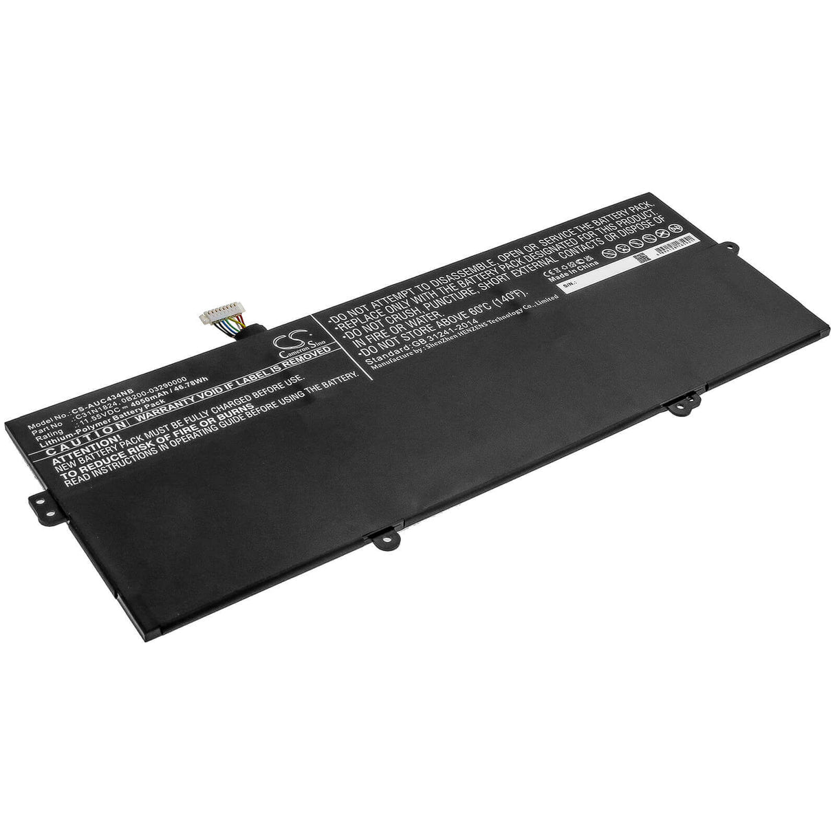 Notebook battery For Asus, C434ta, C434ta-ai0041, C434ta-ai0045 11.55v, 4050mah - 46.78wh Notebook, Laptop Cameron Sino Technology Limited