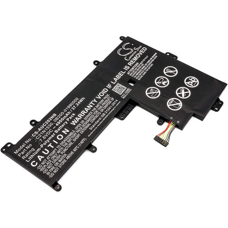 Battery For Asus, Chromebook C202, Chromebook C202sa 7.6v, 4900mah - 37.24wh Notebook, Laptop Cameron Sino Technology Limited