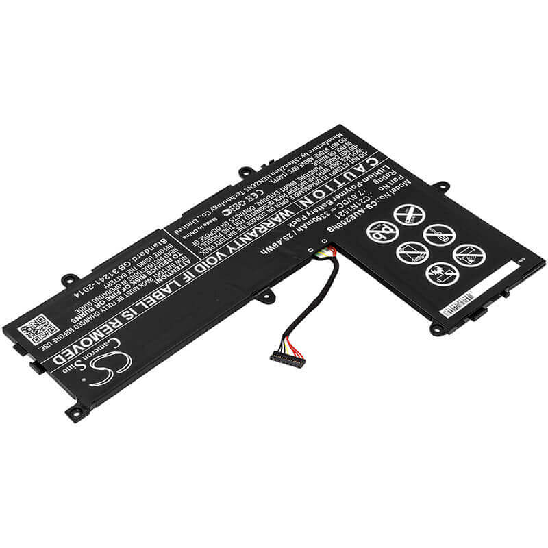 Battery For Asus, E200ha, E200ha-1a, E200ha-1b 7.6v, 3350mah - 25.46wh Notebook, Laptop Cameron Sino Technology Limited