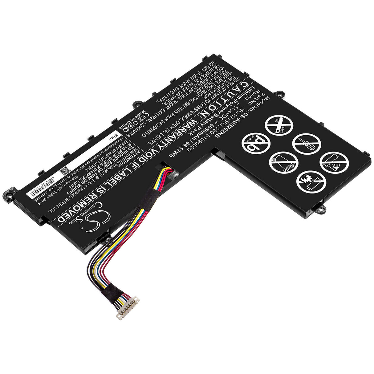 Battery For Asus, E202sa, E202sa Serie, E202sa-1a 11.4v, 4050mah - 46.17wh Notebook, Laptop Cameron Sino Technology Limited