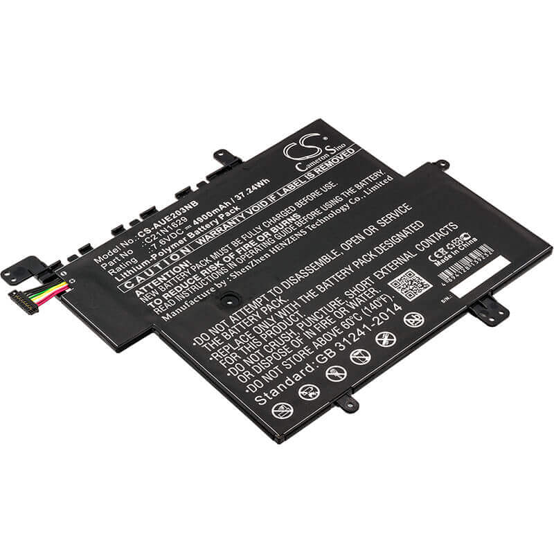 Battery For Asus, E203, E203n, E203na 7.6v, 4900mah - 37.24wh Notebook, Laptop Cameron Sino Technology Limited